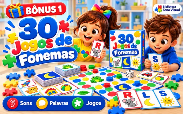 Arte do bônus 1: 30 Jogos de Fonemas