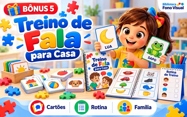 Arte do bônus 5: Treino de Fala para Casa